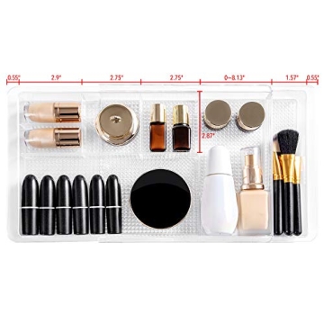 Oubonun Expandable Drawer Organizer for Makeup and More