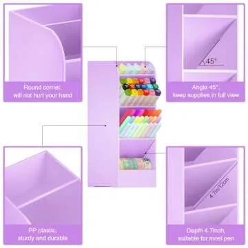 Asten Multifunctional Pen Holder for Desk Organization