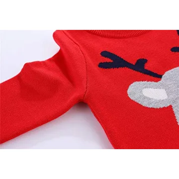 Mud Kingdom Toddler Christmas Reindeer Sweater for Boys