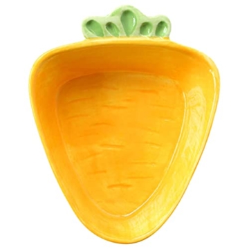 SHERCHPRY Carrot Shaped Ceramic Serving Dish - Adorable and Versatile Dinnerware for Family Meals