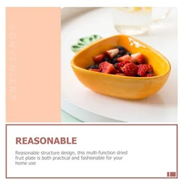 SHERCHPRY Carrot Shaped Ceramic Serving Dish - Fun & Versatile