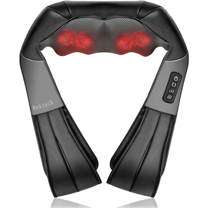 Nekteck Shiatsu Neck and Back Massager with Heat