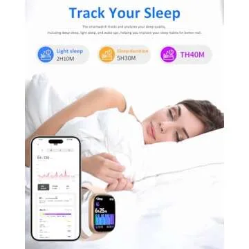 Smart Watch for Men Women, Bluetooth Calling, 1.83" HD Touch Screen Fitness Tracker, 100+ Sports Modes, DIY Dial, Sleep Steps Monitor, IP68 Waterproof, Compatible with Android & iOS