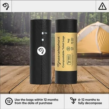 Green Elephant Portable Toilet Bags for Camping Convenience