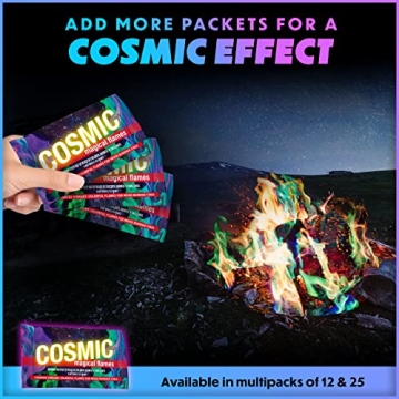 Magical Flames Color Changing Fire Packets - 12 Pack