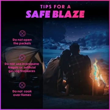 Magical Flames Color Changing Fire Packets - 12 Pack