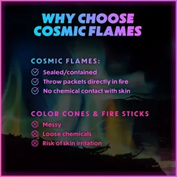 Magical Flames Color Changing Fire Packets - 12 Pack