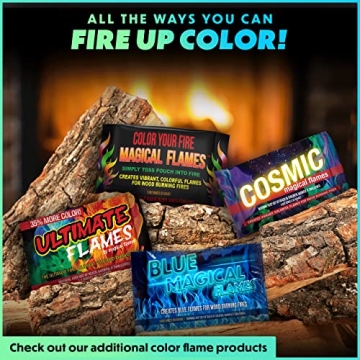 Magical Flames Color Changing Fire Packets - 12 Pack