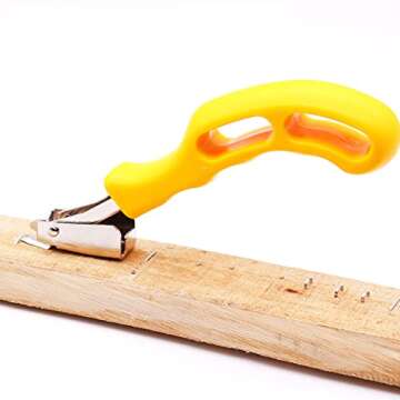 Staple Remover Heavy Duty Construction,Staple Puller Heavy Duty Staple Remover for Furniture, Carpet, Wooden Case,Canvases Interior Decoration and Photo Frames Office Staple Puller Remove Tool