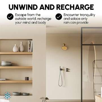 ShowerMaxx Luxury Spa Series Gold Rain Shower Head