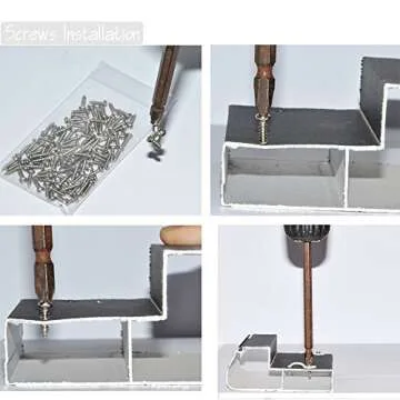 SpiritLED Strip Light Mounting Bracket - 100pcs Included