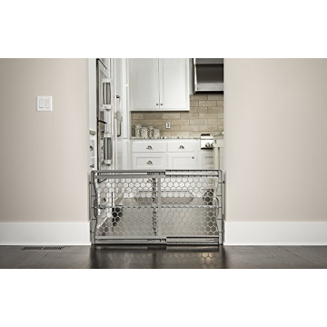 Adjustable Extra Wide Baby Gate for Kids and Pets