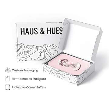 HAUS AND HUES Gum Poster David Bubble Pop Art - Pop Art Wall Decor, Pink Pictures Wall Decor, Pink Posters for Room Aesthetic, Blush Pink Room Decor for Bedroom Wall Art (Black Frame, 24x36)