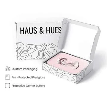 HAUS AND HUES Gum Poster David Bubble Pop Art - Pop Art Wall Decor, Pink Pictures Wall Decor, Pink Posters for Room Aesthetic, Blush Pink Room Decor for Bedroom Wall Art (Black Frame, 24x36)