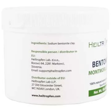 Bentonite Montmorillonite Powder 1 Pound Natural Clay