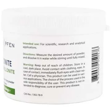 Bentonite Montmorillonite Powder 1 Pound Natural Clay