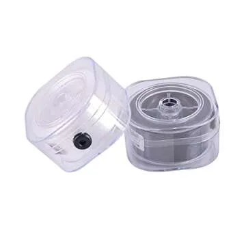 KONMAY 2 Rolls Flat Stretchy Bracelet Strings for Jewelry Making