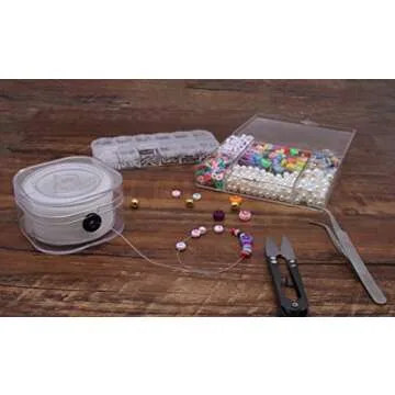 KONMAY 2 Rolls Flat Stretchy Bracelet Strings for Jewelry Making