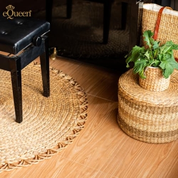 Boho Jute Rug for Living Room - Eco-Friendly and Stylish
