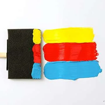 GACDR 25 Pcs Foam Paint Brushes for Crafts & Stains