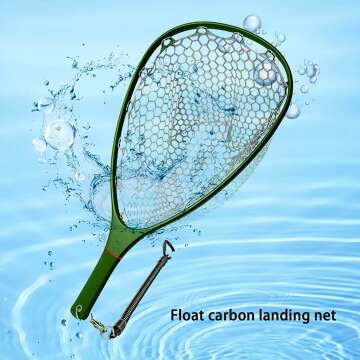 Aventik Fly Floating Fishing Net with Magnetic Release