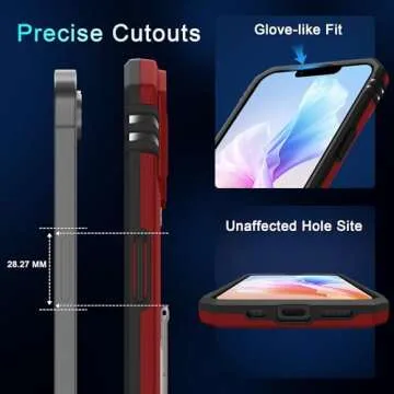 DEERLAMN iPhone 16E Case with Sliding Camera Cover