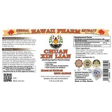 Chuan Xin Lian Tincture - Premium Andrographis Herbal Extract