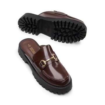 DREAM PAIRS Women’s Stylish Comfortable Mules Slip-Ons