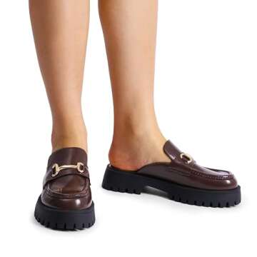 DREAM PAIRS Women’s Stylish Comfortable Mules Slip-Ons