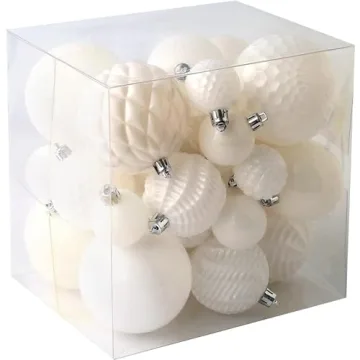Christmas Balls Ornaments -36pcs Shatterproof Christmas Tree Decorations with Hanging Loop for Xmas ...
