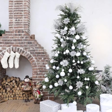 Shatterproof 36pcs Christmas Ball Ornaments Set for Holiday Decor