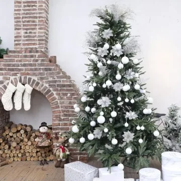 Shatterproof 36pcs Christmas Ball Ornaments Set for Holiday Decor