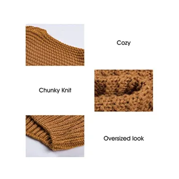 Astylish Women's Cozy Open Front Chunky Knit Cardigan