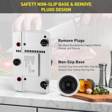 Secura Electric Knife Sharpener - Effortless Precision Tool