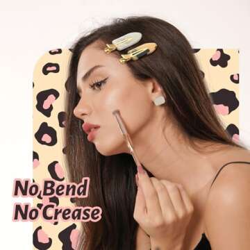 YIERSO 8Pcs No bend Hair Clips No Crease Hair Clip Duckbill Clips No Dent Creaseless Flat Clip Allig...