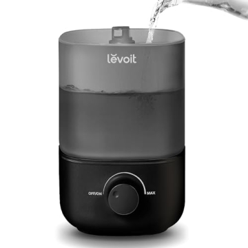 LEVOIT Classic 160 Top-Fill Ultrasonic Cool Mist Humidifier, Super Easy to Fill and Clean, Quiet Ope...