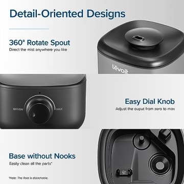 LEVOIT Classic 160 Easy Clean Ultrasonic Humidifier for Home