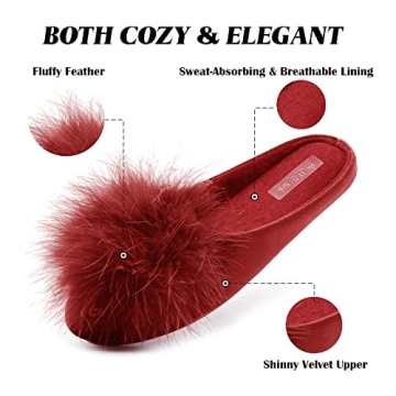 Cozy Velvet Memory Foam Slippers - Stylish & Comfortable