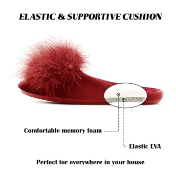 Cozy Velvet Memory Foam Slippers - Stylish & Comfortable