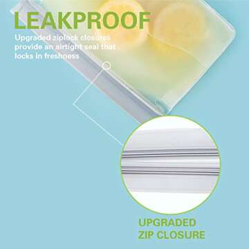 Eco-friendly 12 Reusable Storage Bags for All Occasions