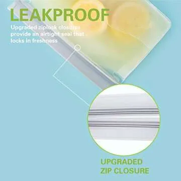 Eco-friendly 12 Reusable Storage Bags for All Occasions