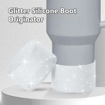 WUQID Silicone Boot Sleeve for Stanley & Hydro Flask Tumblers