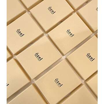 OZEL – CZ Chain Link Dangle Earrings for Women with Cubic Zirconia Stones – 14k Yellow Gold or White Gold Plated Square Oval Round U Shape (G3C0807-1)