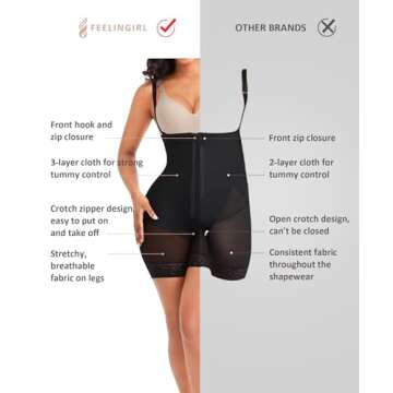 FeelinGirl Premium Seamless Shapewear for Women