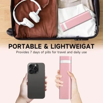 Stylish Betife Weekly Pill Organizer Travel Case