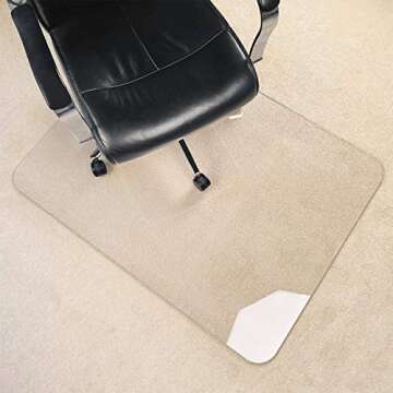 MuArts Upgraded Chair Mat for Hard Floors and Carpet