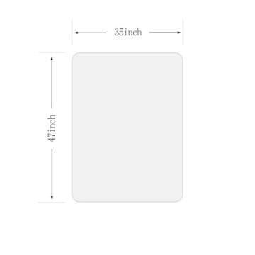 MuArts Upgraded Chair Mat for Hard Floors and Carpet