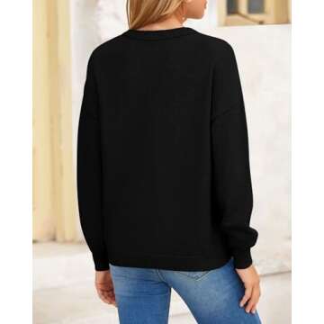 Cozy BTFBM Women's Pullover Sweaters for Fall Winter Fashion