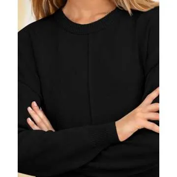 Cozy BTFBM Women's Pullover Sweaters for Fall Winter Fashion