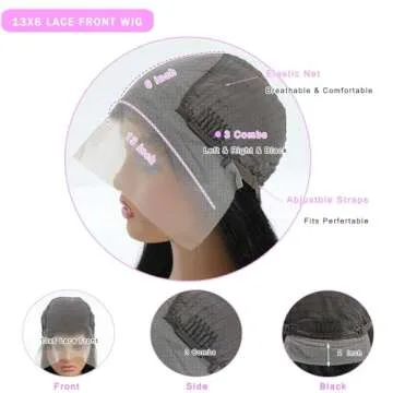 Luxurious MUNONG 30 Inch 13x6 Lace Front Wig for Women